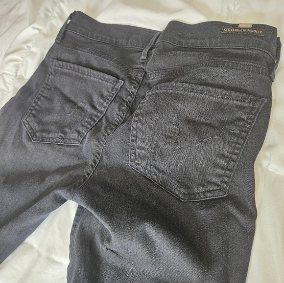 Citizens of Humanity By Jerome Dahan Black Jeans Size 26 - Picture 5 of 6